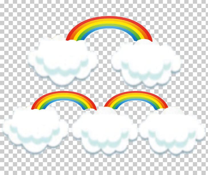Rainbow Cloud Yellow Computer File PNG, Clipart, Cartoon, Cartoon Cloud, Circle, Cloud, Cloud Computing Free PNG Download