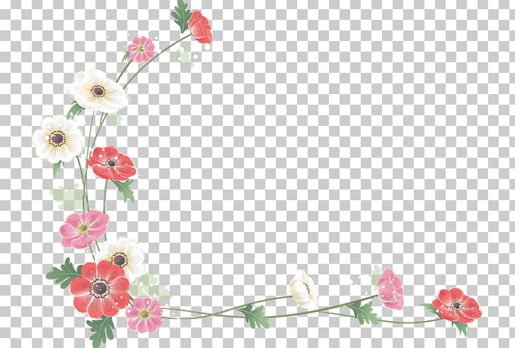Borders And Frames Flower Watercolor Painting PNG, Clipart, Blossom, Borders, Borders And Frames, Branch, Color Free PNG Download