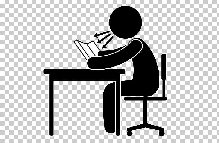 Desk Silhouette Drawing PNG, Clipart, Angle, Animals, Art, Black And White, Chair Free PNG Download