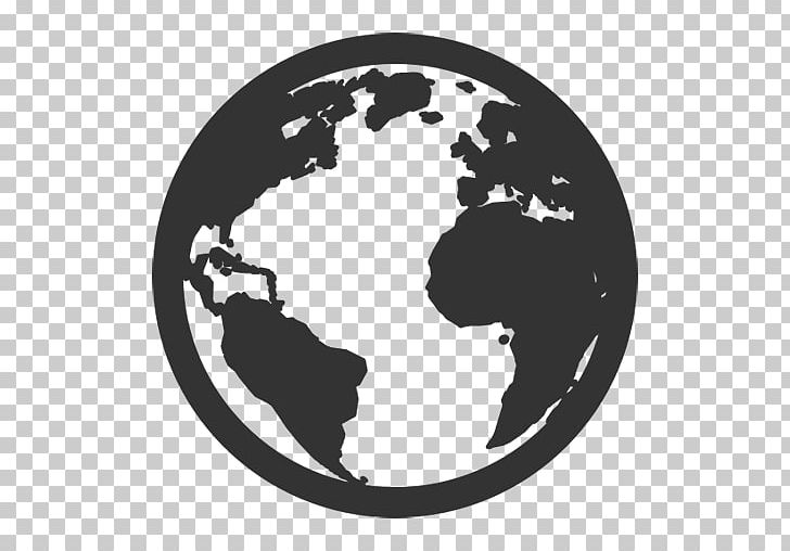 Globe Computer Icons Earth PNG, Clipart, Black And White, Circle, Clip Art, Computer Icons, Desktop Wallpaper Free PNG Download