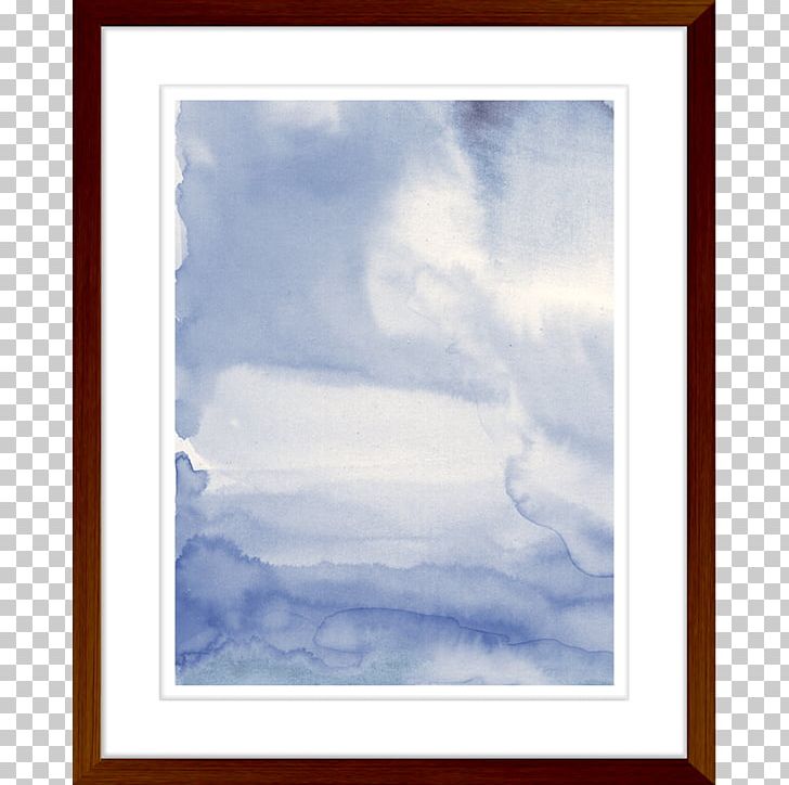 Window Frames Blue Watercolor Painting PNG, Clipart, Abstract Art, Atmosphere, Blue, Blues, Cloud Free PNG Download
