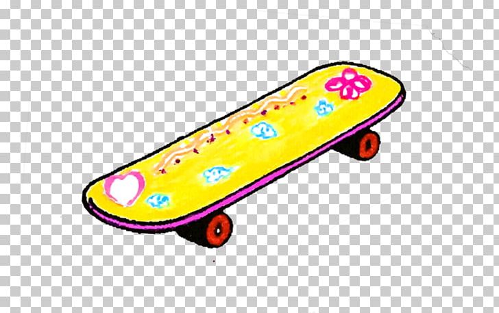 Skateboard Yellow PNG, Clipart, Animal Print, Area, Balloon, Decoration, Designer Free PNG Download