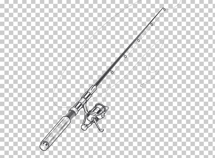 Fishing Rods Drawing Spin Fishing PNG, Clipart, Angle, Bank