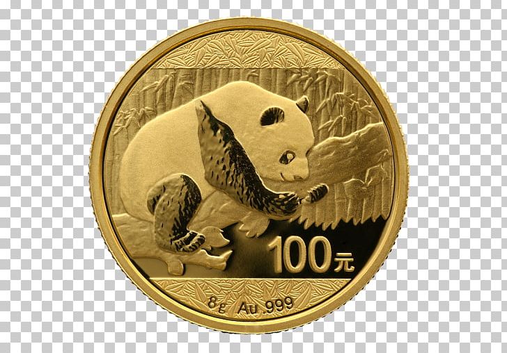 Coin Gold Giant Panda Troy Ounce PNG, Clipart, Animal, Australia, China, Coin, Currency Free PNG Download