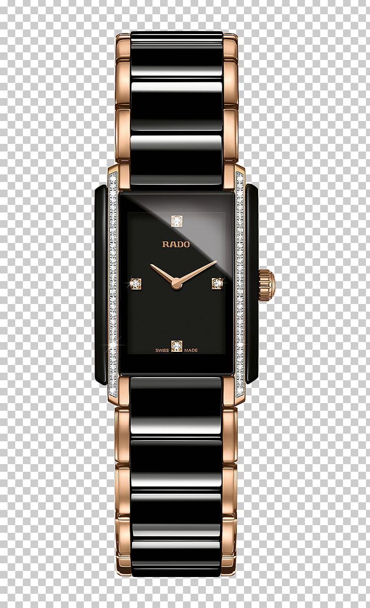 Rado Watch Diamond Swiss Made Gold PNG, Clipart, Accessories, Black, Black, Black Hair, Black White Free PNG Download