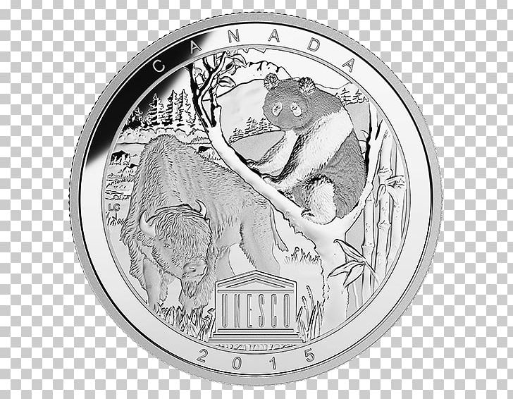 Silver Coin Canada Royal Canadian Mint Canadian Dollar PNG, Clipart, Black And White, Buffalo, Canada, Canadian Dollar, Circle Free PNG Download