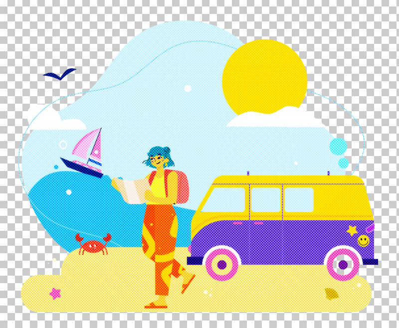 Seashore Day Vacation Travel PNG, Clipart, Cartoon, Geometry, Line, Mathematics, Travel Free PNG Download