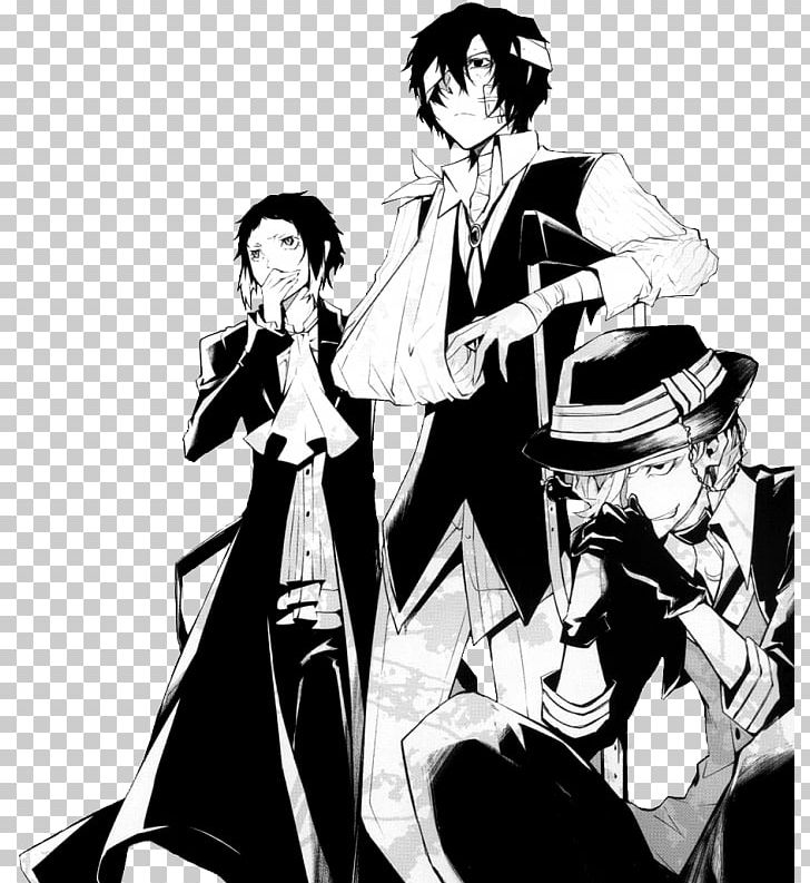 In A Grove Bungo Stray Dogs Manga Art Anime PNG, Clipart, Anime, Art, Atsushi Nakajima, Black And White, Black Hair Free PNG Download