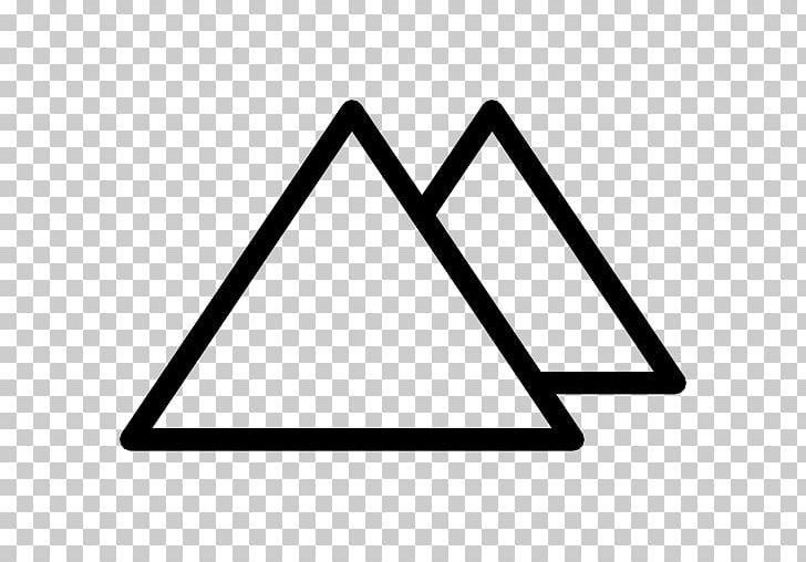 Egyptian Pyramids Great Pyramid Of Giza Computer Icons PNG, Clipart, Angle, Area, Black, Black And White, Computer Icons Free PNG Download