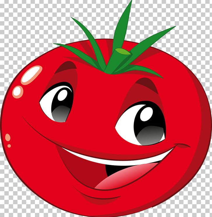 Fruit Smiley Vegetable Tomato PNG, Clipart, Apple Fruit, Cartoon, Circle, Facial Expression, Fictional Character Free PNG Download