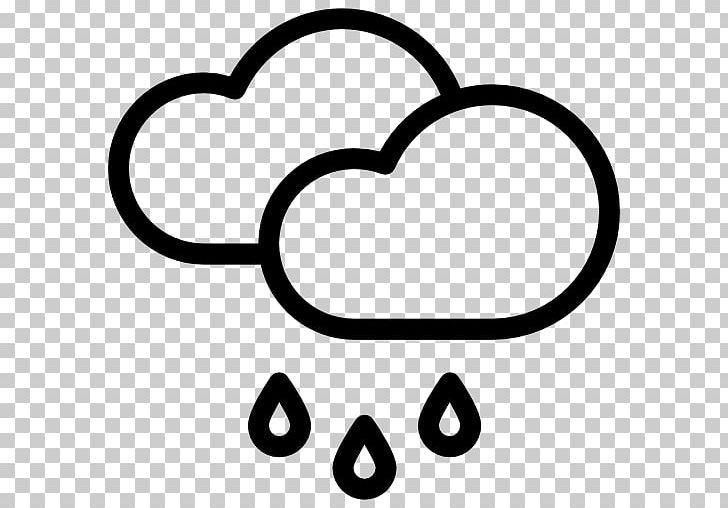 Rain Computer Icons PNG, Clipart, Area, Black, Black And White, Circle, Cloud Free PNG Download