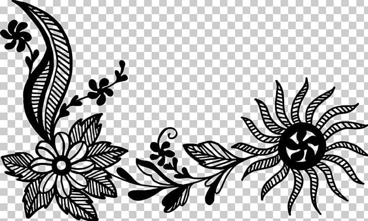 Border Flowers Butterfly Floral Design PNG, Clipart, Art, Black And White, Border Flowers, Butterfly, Cut Flowers Free PNG Download