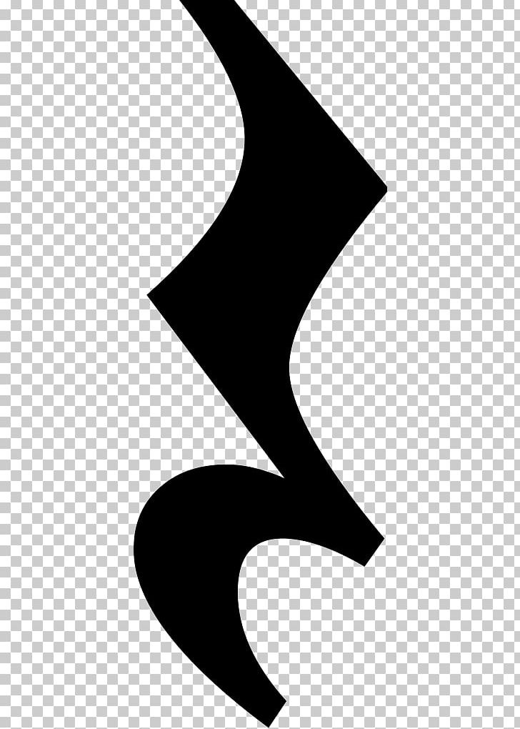 Rest Quarter Note Soupir Eighth Note Dotted Note PNG, Clipart, Alt, Angle, Black, Black And White, Dotted Note Free PNG Download