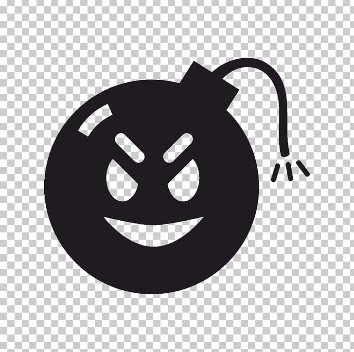 Smiley Sticker Bomb Emoji PNG, Clipart, Applique, Artikel, Black, Black And White, Bomb Free PNG Download