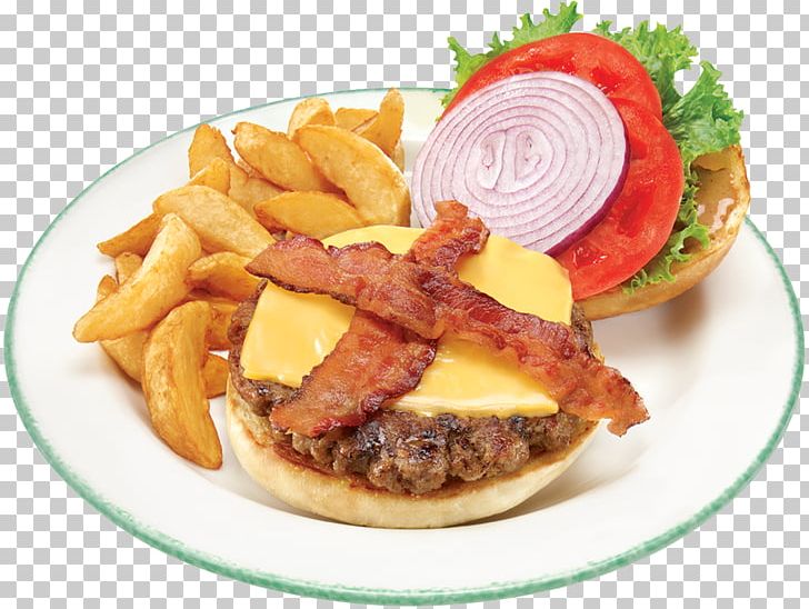 French Fries Hamburger Cheeseburger Full Breakfast Breakfast Sandwich PNG, Clipart, American Food, Bacon, Barbecue, Beef, Breakfast Free PNG Download