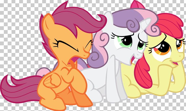 My Little Pony Scootaloo Apple Bloom Sweetie Belle PNG, Clipart, Anime, Apple Bloom, Art, Brony, Cartoon Free PNG Download