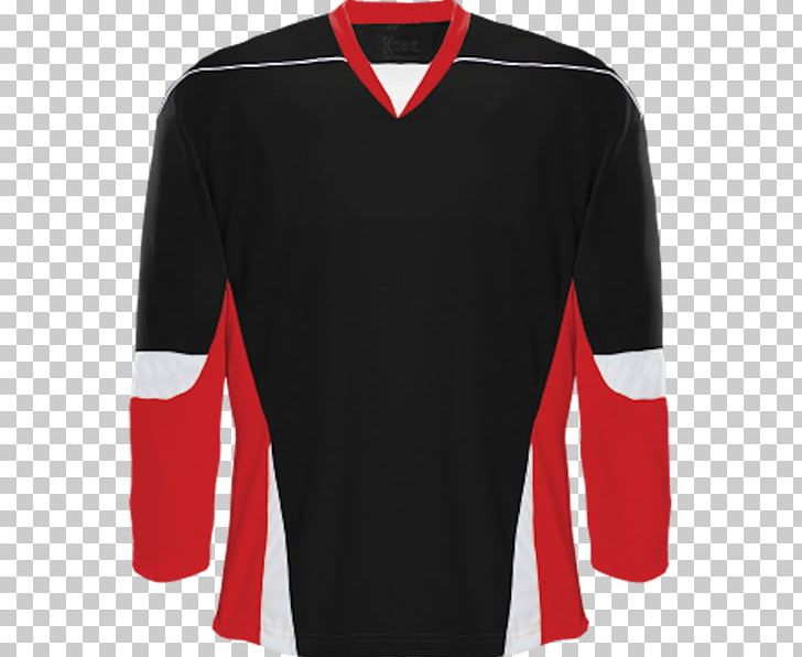 T-shirt Sleeve Hockey Jersey Ice Hockey PNG, Clipart, Active Shirt, Black, Brand, Clothing, Hockey Jersey Free PNG Download