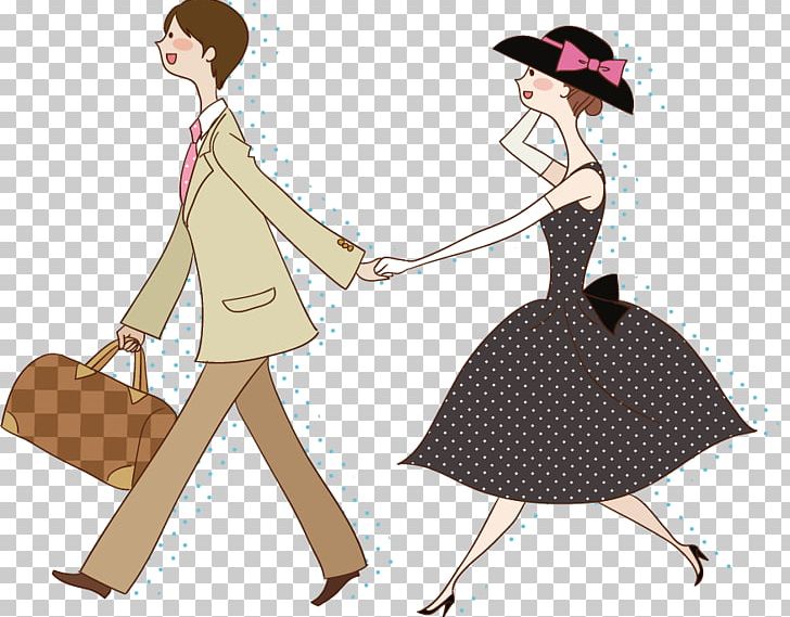 Couple PNG, Clipart, Adobe Illustrator, Animation, Baggage, Cartoon Couple, Computer Free PNG Download