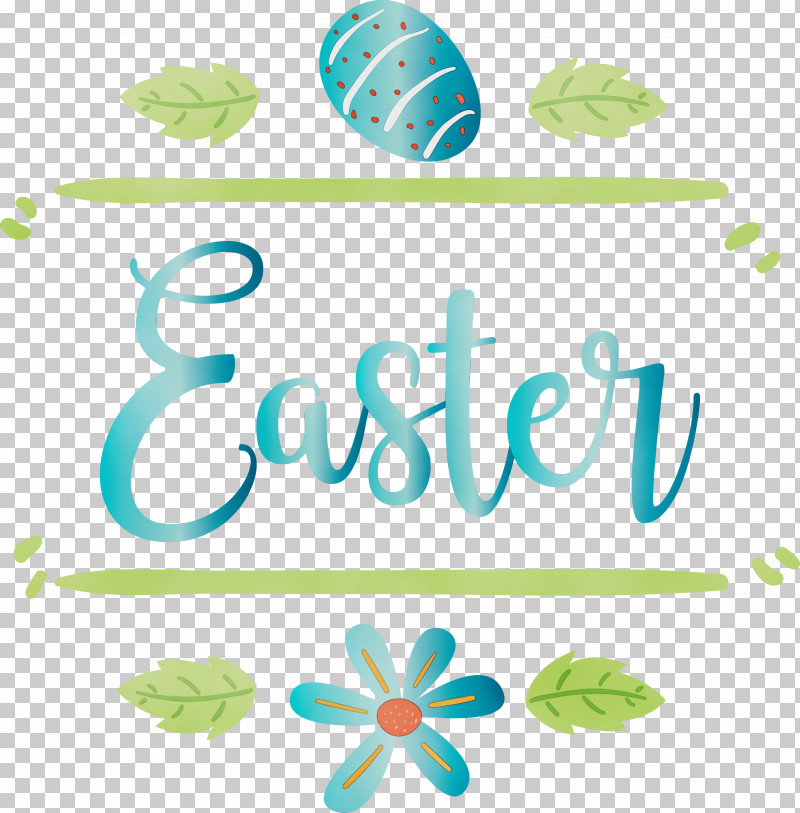 Green Text Leaf Font Logo PNG, Clipart, Easter Day, Easter Sunday, Green, Happy Easter, Leaf Free PNG Download