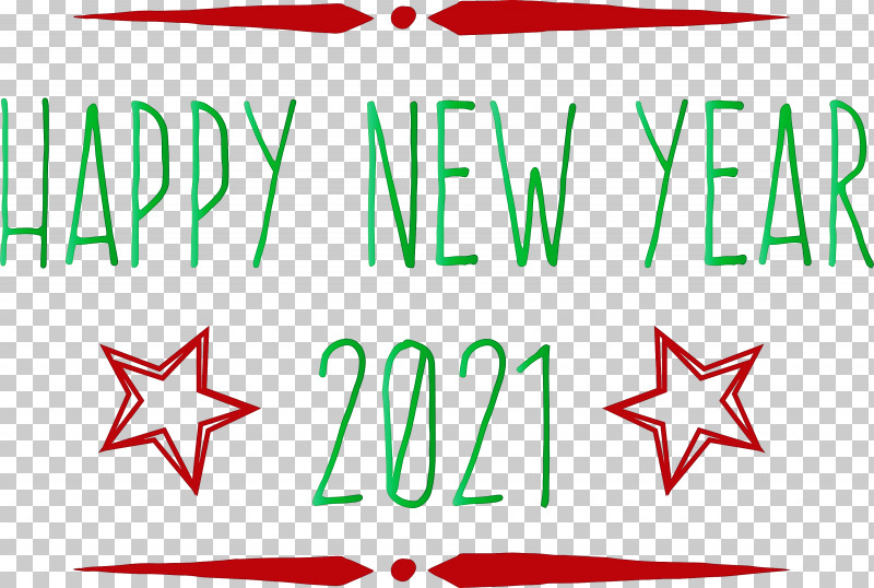 Happy New Year PNG, Clipart, Green, Happy New Year, Leaf, Line, Logo Free PNG Download