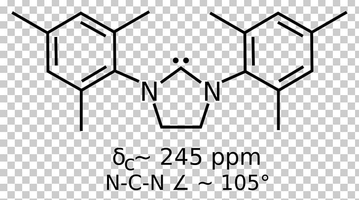 Imidazole Carbene Dihydroimidazol-2-ylidene SIMes PNG, Clipart, Angle, Black, Black And White, Brand, Carbene Free PNG Download