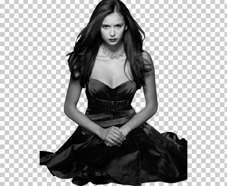 Nina Dobrev The Vampire Diaries Elena Gilbert Katherine Pierce Caroline Forbes PNG, Clipart, Actor, Autograph, Beauty, Black, Black And White Free PNG Download