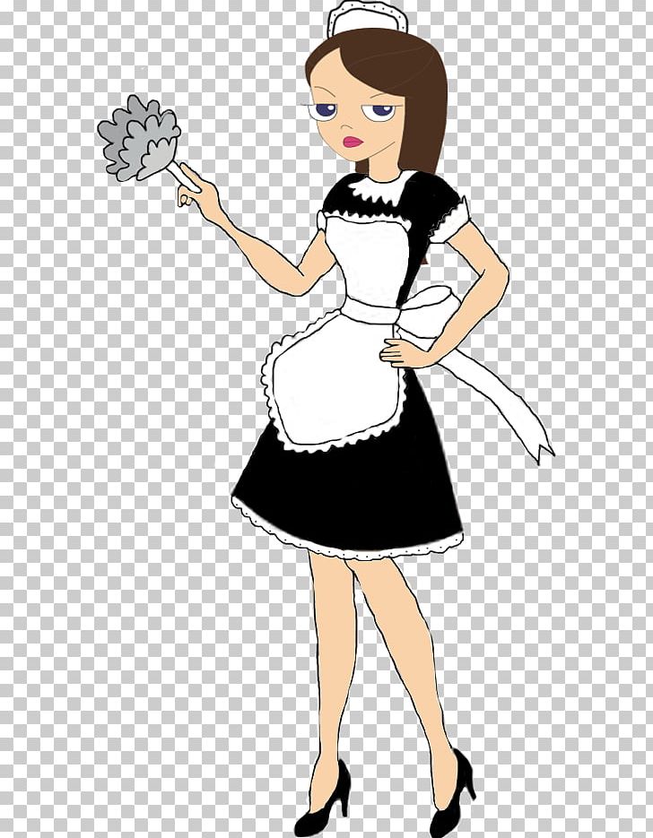 French Maid Harley Quinn PNG, Clipart, Cartoon, Cleaning, Clothing, Costume, Costume Design Free PNG Download
