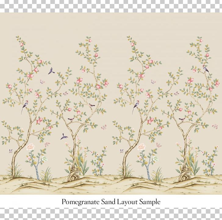 Chinoiserie Toile Wall Mural PNG, Clipart, Art, Blossom, Border, Branch, Cherry Blossom Free PNG Download