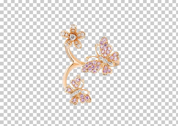 Earring Body Jewellery Brooch PNG, Clipart, Body Jewellery, Body Jewelry, Brooch, Butterfly Ring, Earring Free PNG Download