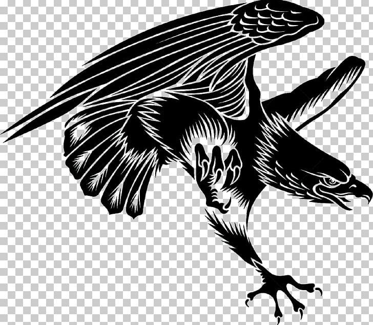 Old School (tattoo) Flash PNG, Clipart, Art, Beak, Bird, Bird Of Prey, Black And White Free PNG Download