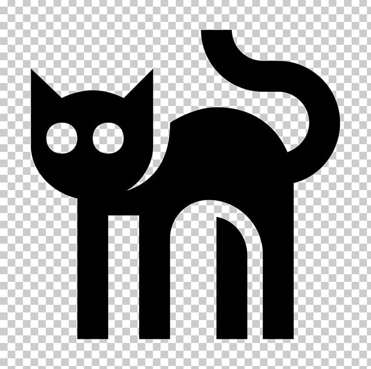Black Cat Computer Icons Kitten PNG, Clipart, Animal, Animals, Black, Black And White, Black Cat Free PNG Download