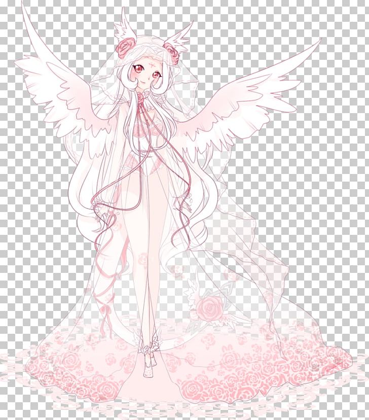 Fairy Pink M RTV Pink Sketch PNG, Clipart, Angel, Angel M, Anime, Art, Costume Design Free PNG Download