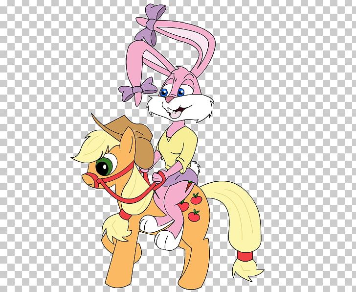 Babs Bunny Applejack Pony Cartoon Rabbit PNG, Clipart, Acting Cute, Animal Figure, Animals, Bunny, Cartoon Bunny Free PNG Download