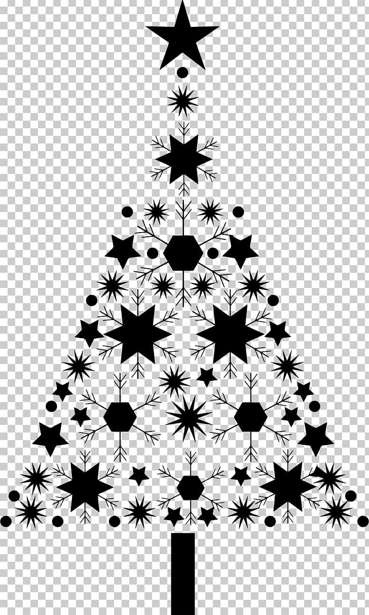 Christmas Tree PNG, Clipart, Art, Black And White, Branch, Christmas, Christmas Decoration Free PNG Download