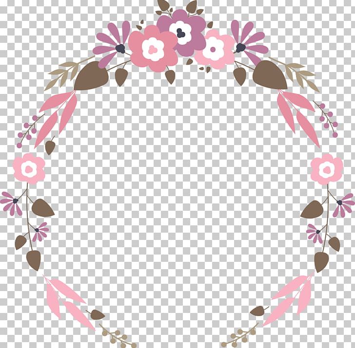 Floral Garland Wedding Flat PNG, Clipart, Circle, Convite, Decorativ, Design, Floral Free PNG Download