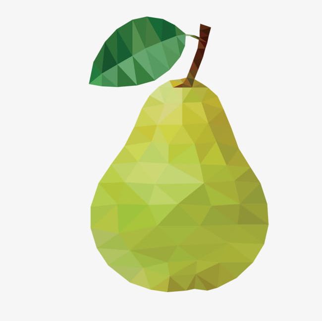Geometric Pear Pear PNG, Clipart, Blue, Geometric Decoration, Green Pear, Split Fruit, Stereo Fruit Free PNG Download