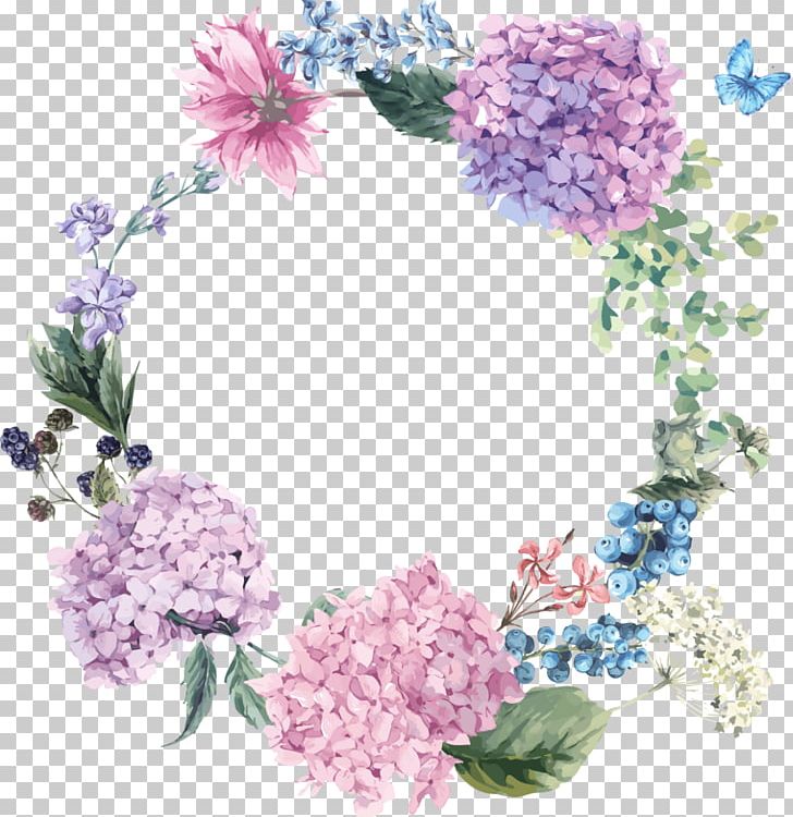 Hydrangea Floral Design Flower Greeting & Note Cards Garden PNG, Clipart, Blossom, Cornales, Cut Flowers, Floral Design, Floristry Free PNG Download