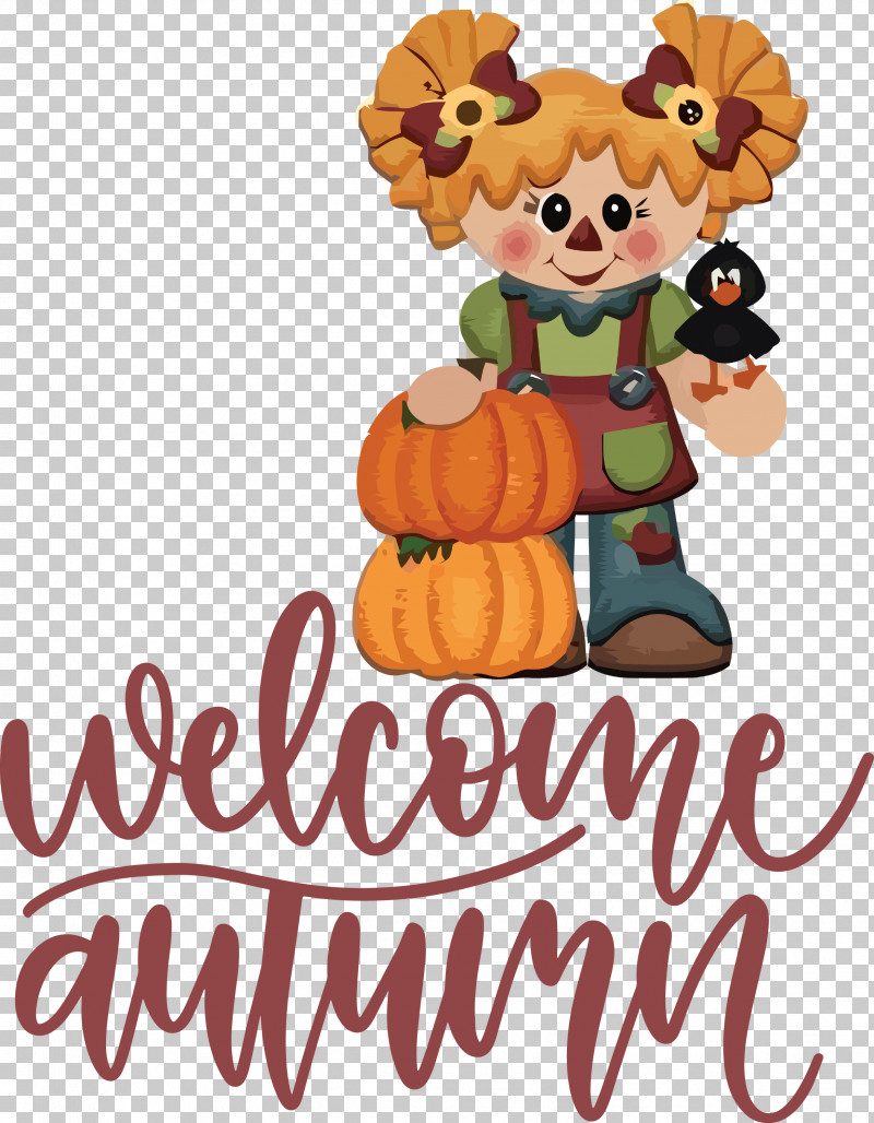 Welcome Autumn Autumn PNG, Clipart, Autumn, Cartoon, Drawing, Logo, Scarecrow Free PNG Download