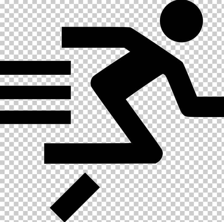 Sprint Sport Computer Icons PNG, Clipart, Angle, Area, Athletics, Black, Black And White Free PNG Download