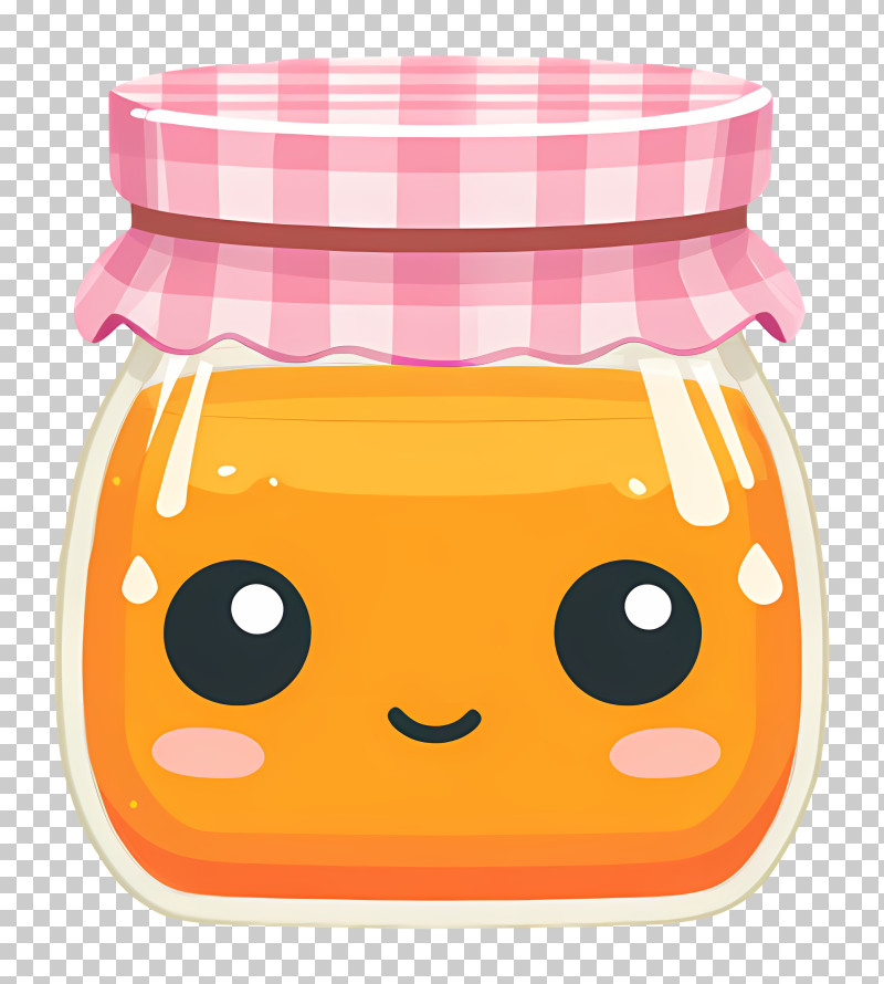 Homemade Jam Jar - Cute Jar With A Smile PNG