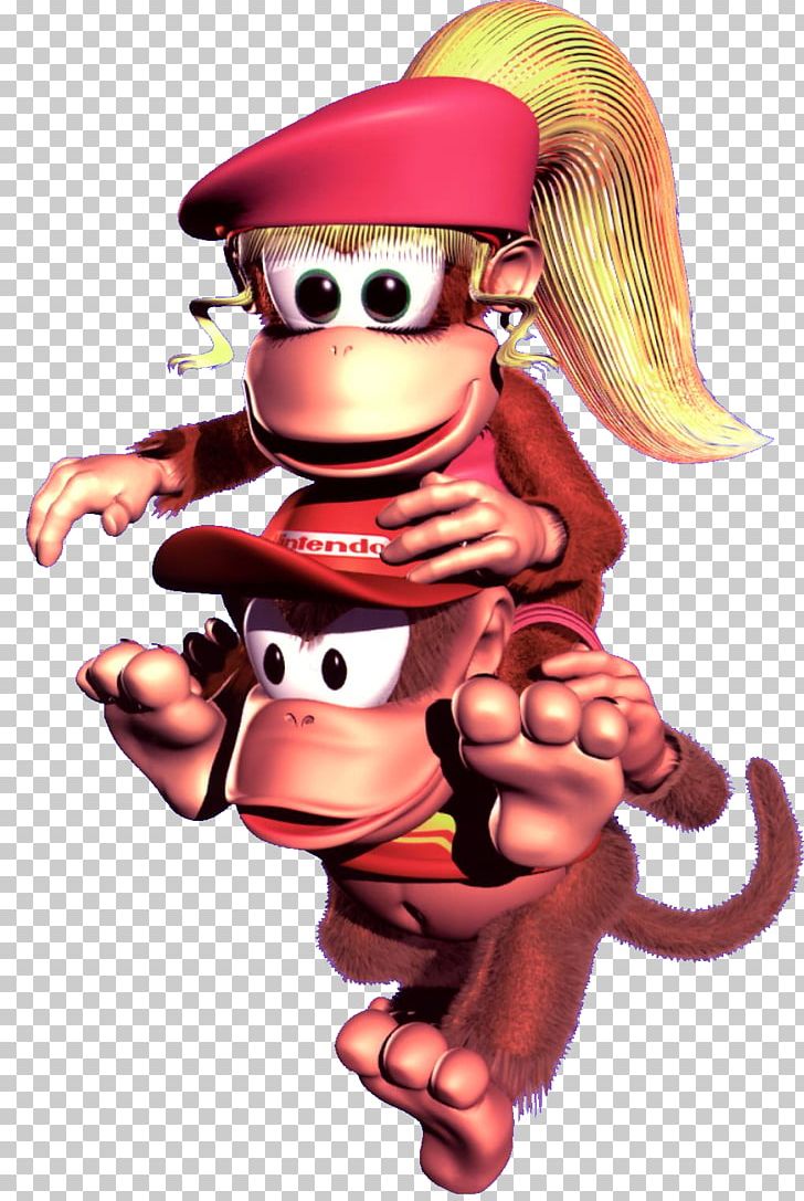 Donkey Kong Country 2: Diddy's Kong Quest Donkey Kong Country 3: Dixie Kong's Double Trouble! Super Nintendo Entertainment System Donkey Kong Country: Tropical Freeze PNG, Clipart, Art, Cartoon, Donkey Kong, Fictional Character, Finger Free PNG Download
