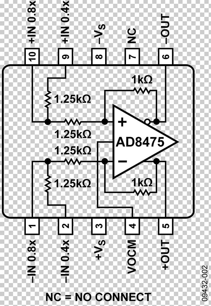 Differential Amplifier Operational Amplifier Current Sense Amplifier Electronic Circuit PNG, Clipart, Analog Devices, Analog Signal, Angle, Area, Black And White Free PNG Download