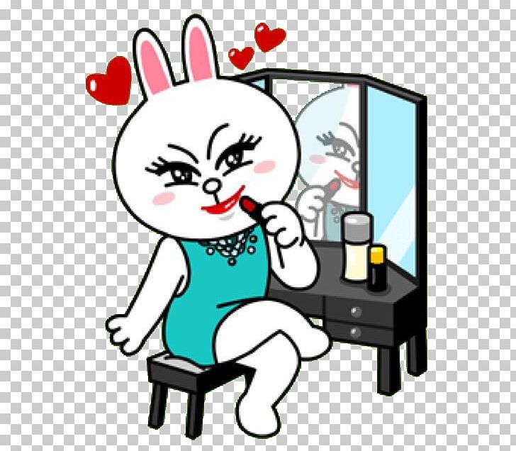 Line Friends Sticker Rabbit PNG, Clipart, Animals, Art, Artwork, Brown Cony, Cosmetics Free PNG Download