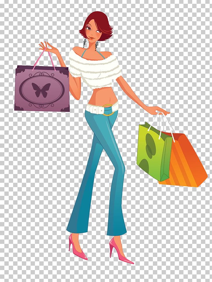 Shopping Cart Clothing Adobe Illustrator PNG, Clipart, Business Woman, Cartoon, Coffee Shop, Encapsulated Postscript, Fashion Free PNG Download