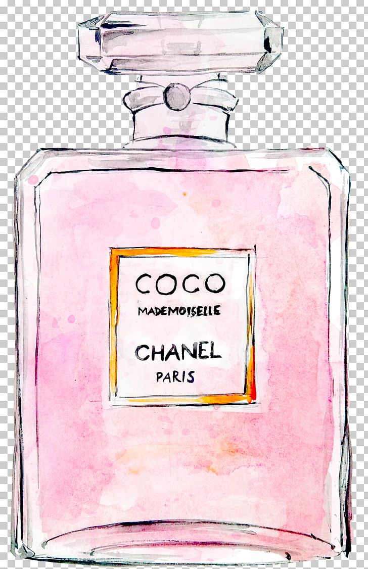 Chanel Chance Eau Tendre - Alessia Landi fashion illustration #perfume # watercolor