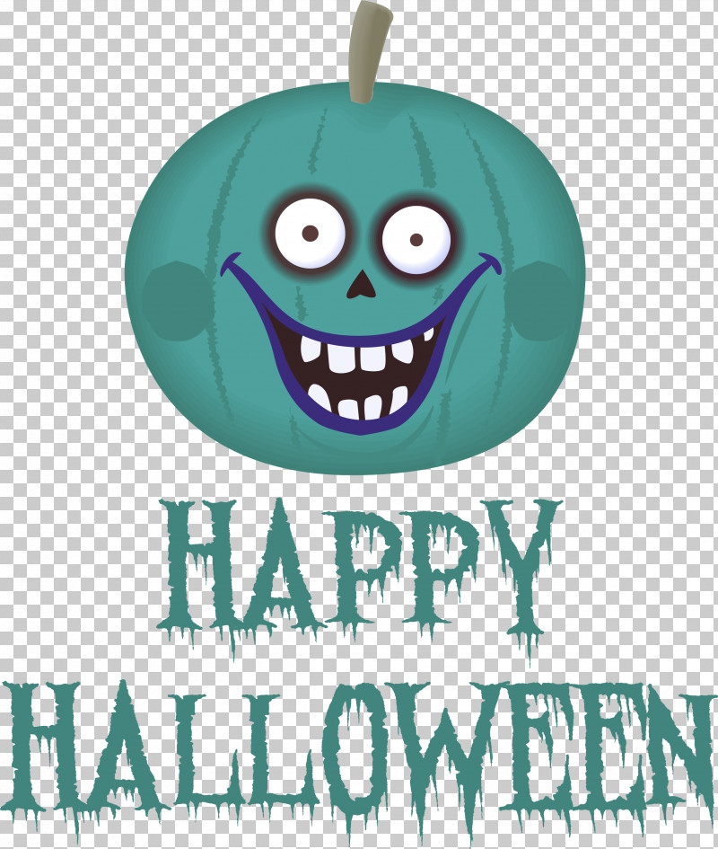 Happy Halloween PNG, Clipart, Green, Happy Halloween, Meter, Microsoft Azure, Teal Free PNG Download