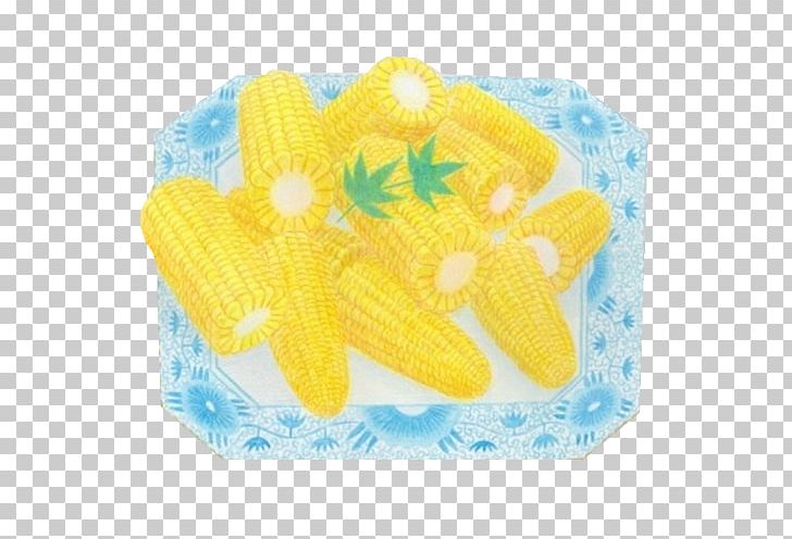 Corn On The Cob Waxy Corn Watercolor Painting Illustration PNG, Clipart, Art, Blue, Blue Dish, Color, Color Paintings Free PNG Download