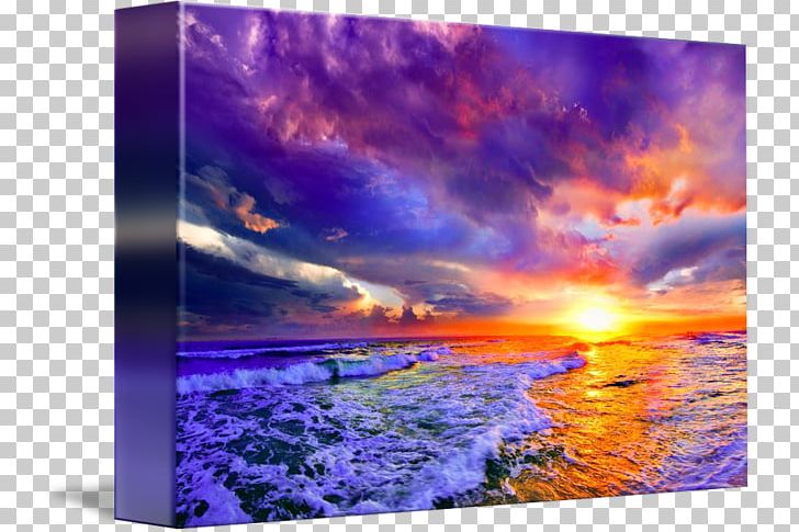 Seascape Canvas Print Art PNG, Clipart, Art, Beach, Beach Sunset, Canvas, Canvas Print Free PNG Download