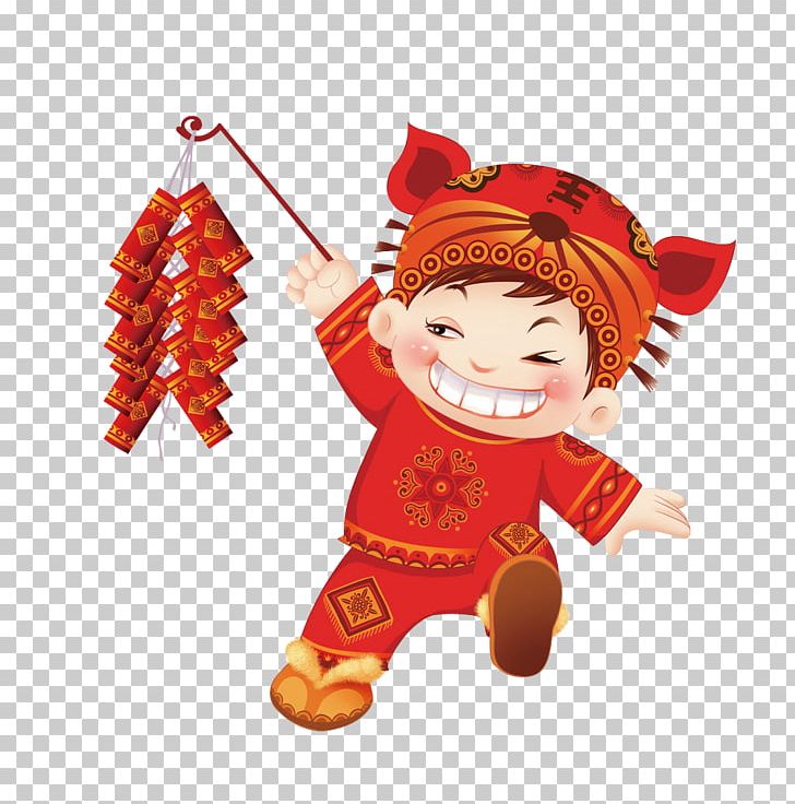 Chinese New Year Firecracker Child Tangyuan New Years Day PNG, Clipart, Childrens Day, Chinese, Fai Chun, Fictional Character, Firecrackers Free PNG Download