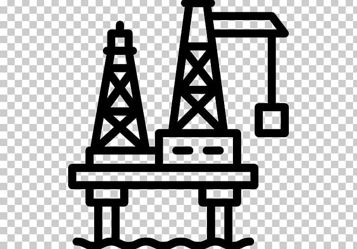 Oil Refinery Petroleum Industry Oil Platform PNG, Clipart, Area, Black And White, Computer Icons, Construction, Drilling Rig Free PNG Download